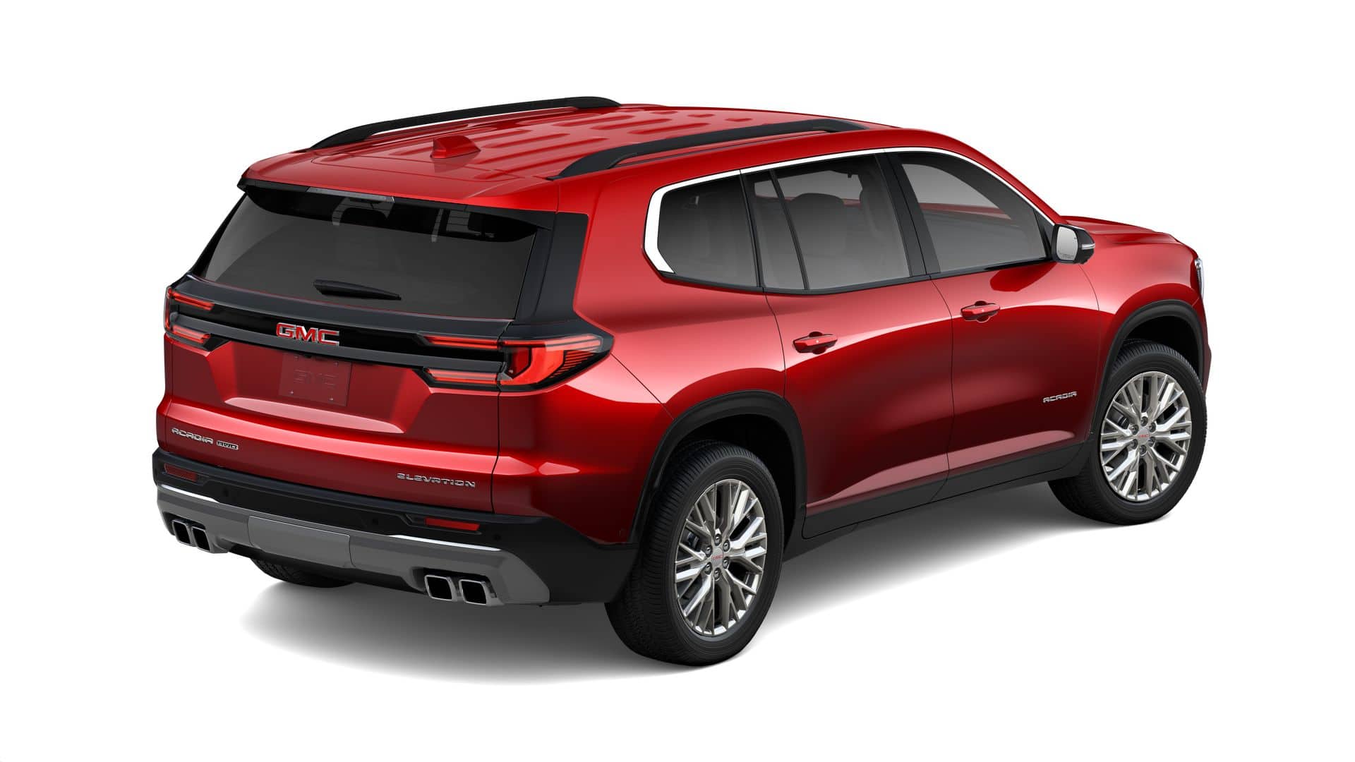 2026 GMC Acadia — rear three-quarter view