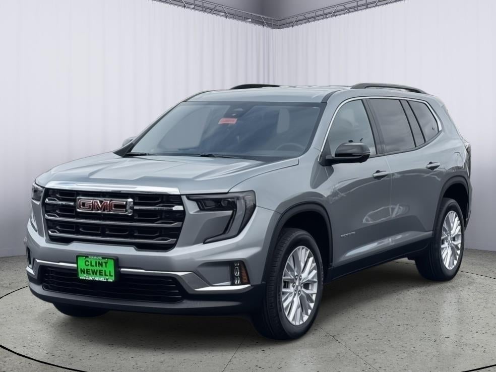 2026 GMC Acadia Elevation in Sterling Metallic — front three-quarter view