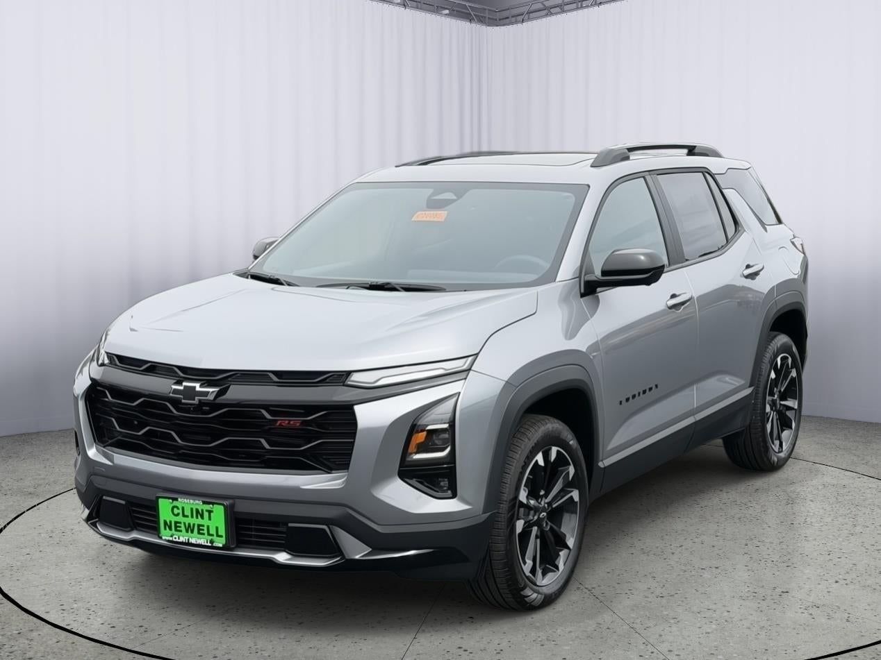 2026 Chevrolet Equinox RS in Sterling Gray Metallic — front three-quarter view