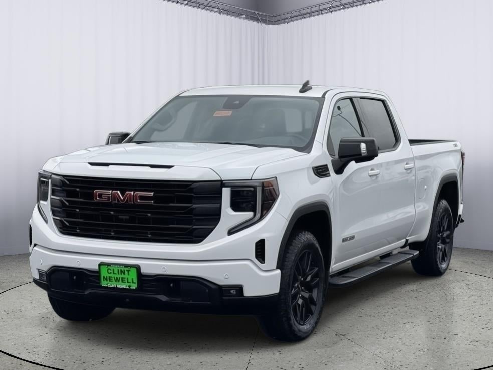2026 GMC Sierra 1500 Elevation in Summit White — front three-quarter view