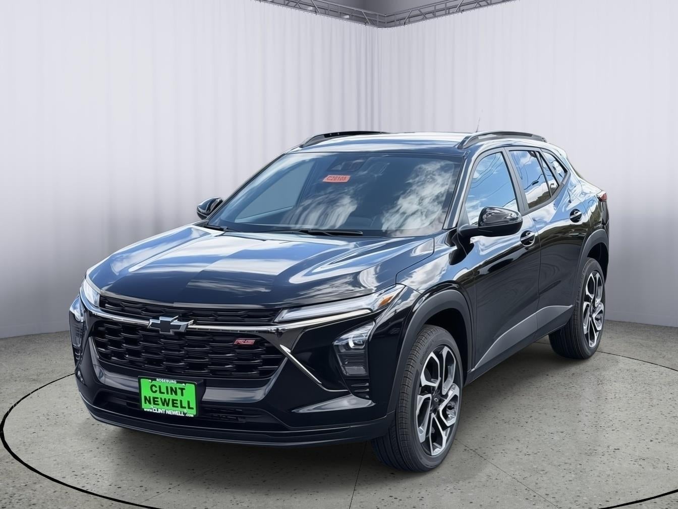 2026 Chevrolet Trax 2RS in Mosaic Black Metallic — front three-quarter view